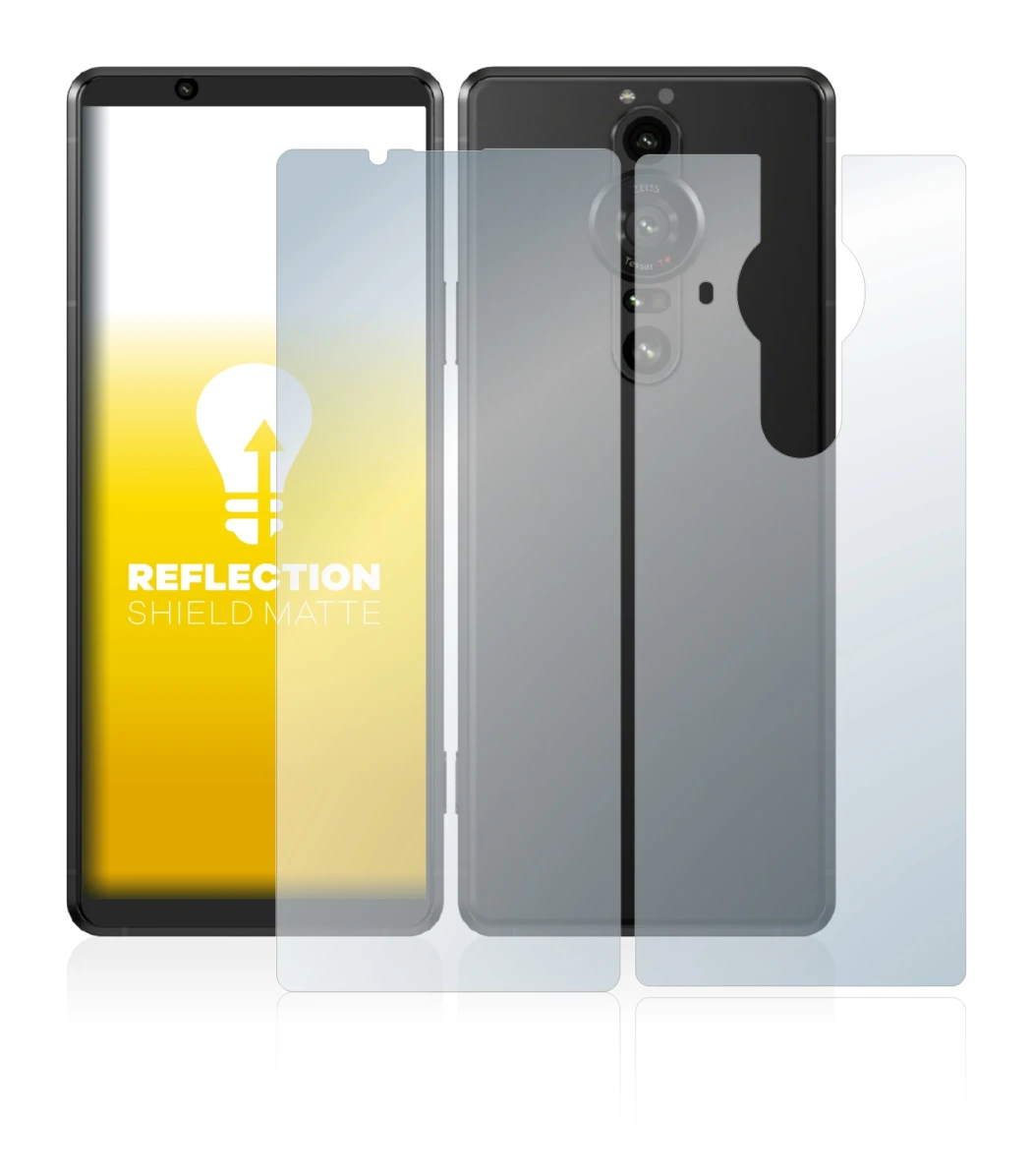 Imagen del dispositivo Sony Xperia Pro-I (Frontal+Trasero) con una amplia variedad de protectores de pantalla.