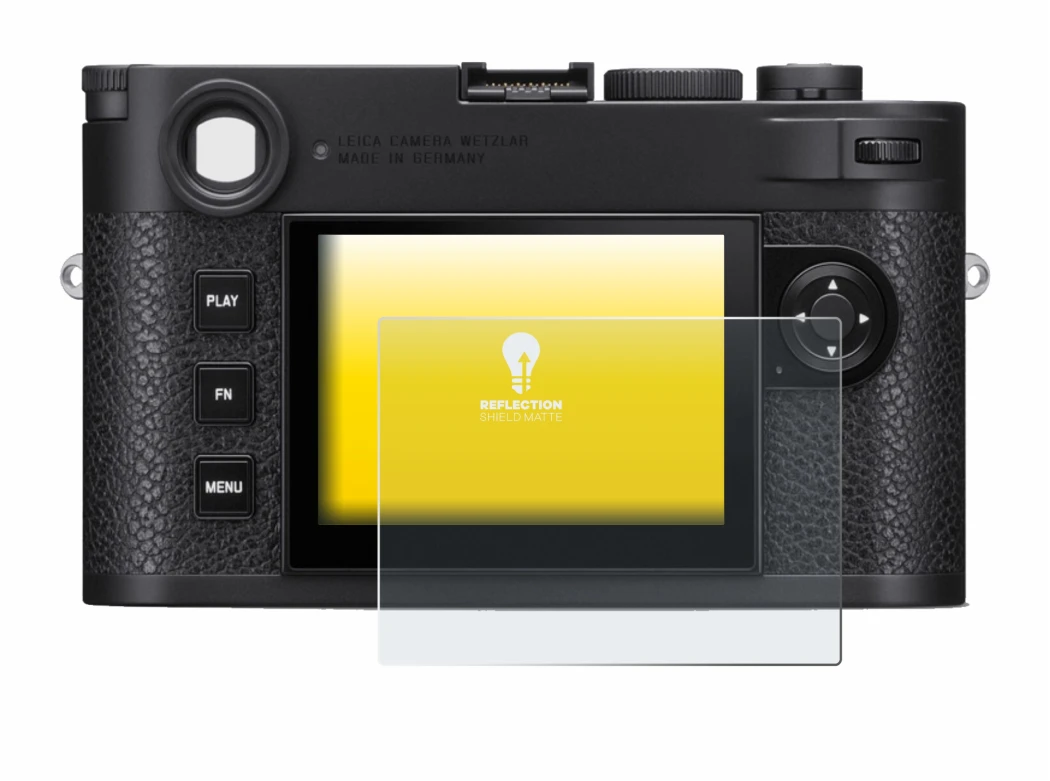 Imagen del dispositivo Leica M11 con una amplia variedad de protectores de pantalla.