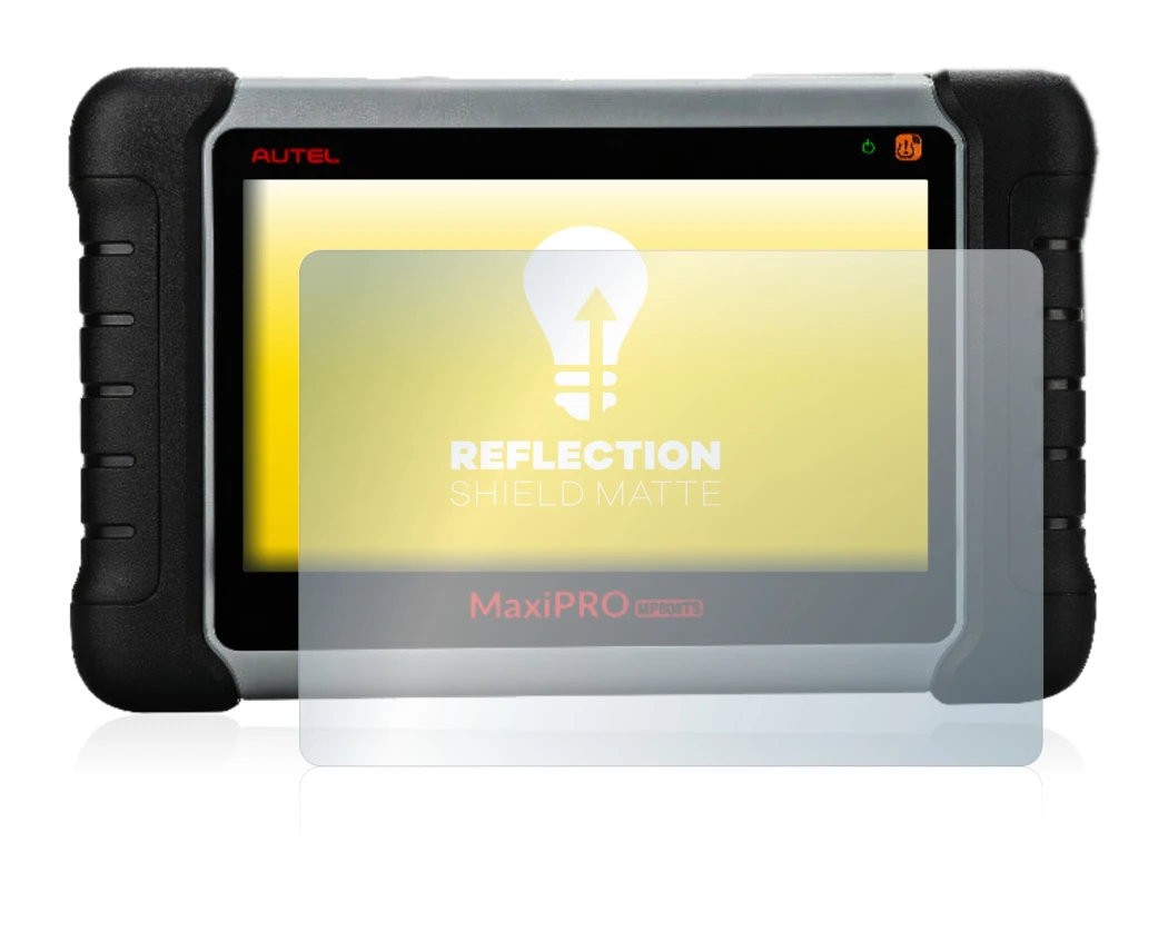Imagen del dispositivo Autel MaxiPRO MP808TS con una amplia variedad de protectores de pantalla.