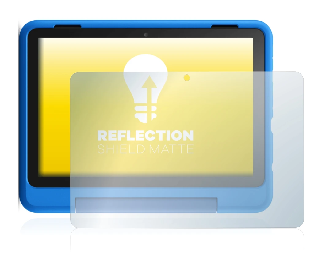 Imagen del dispositivo Amazon Fire HD 8 Kids Pro Edition 2021 (10a Gen.) con una amplia variedad de protectores de pantalla.