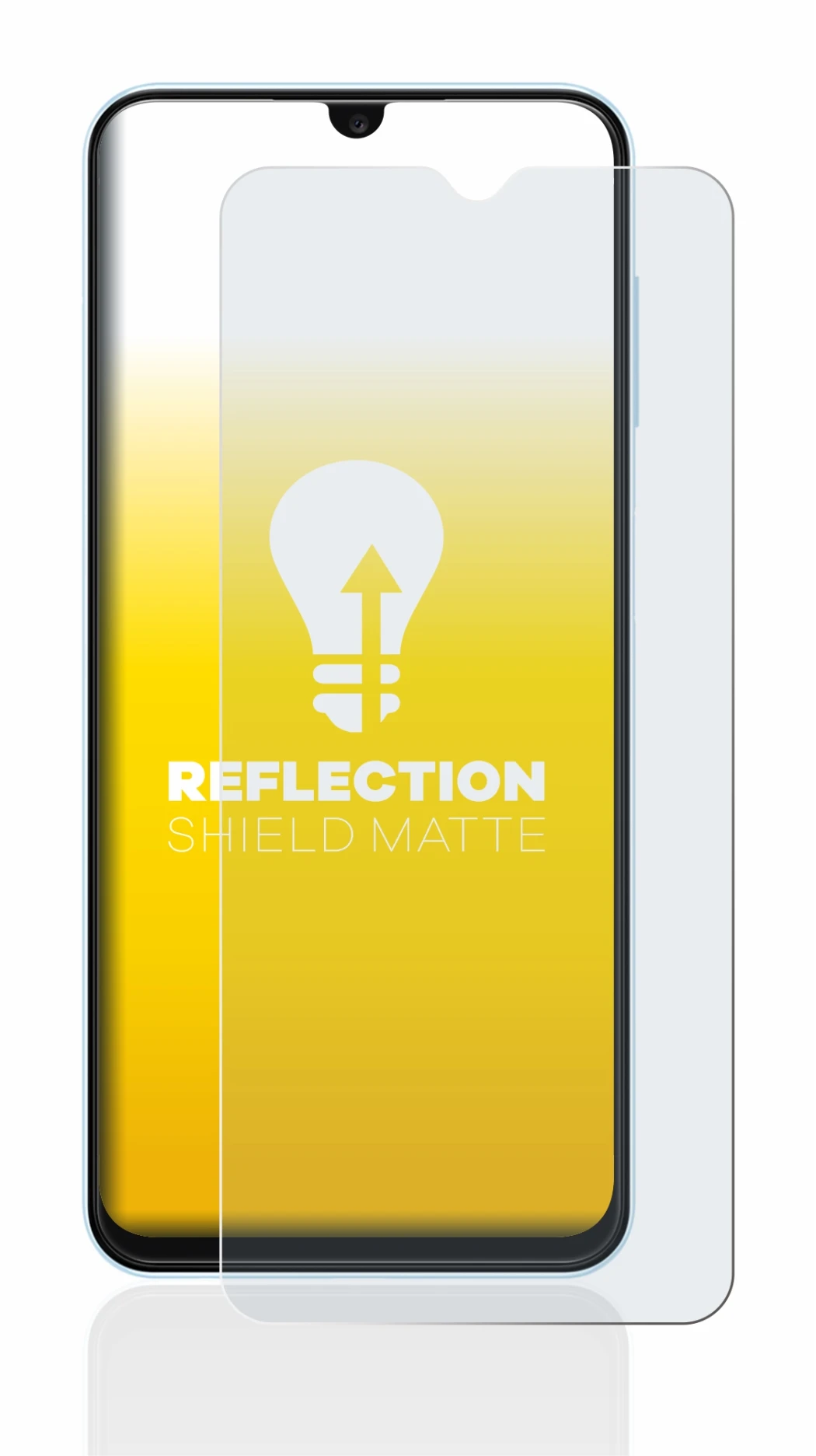 Imagen del dispositivo Samsung Galaxy A13 con una amplia variedad de protectores de pantalla.