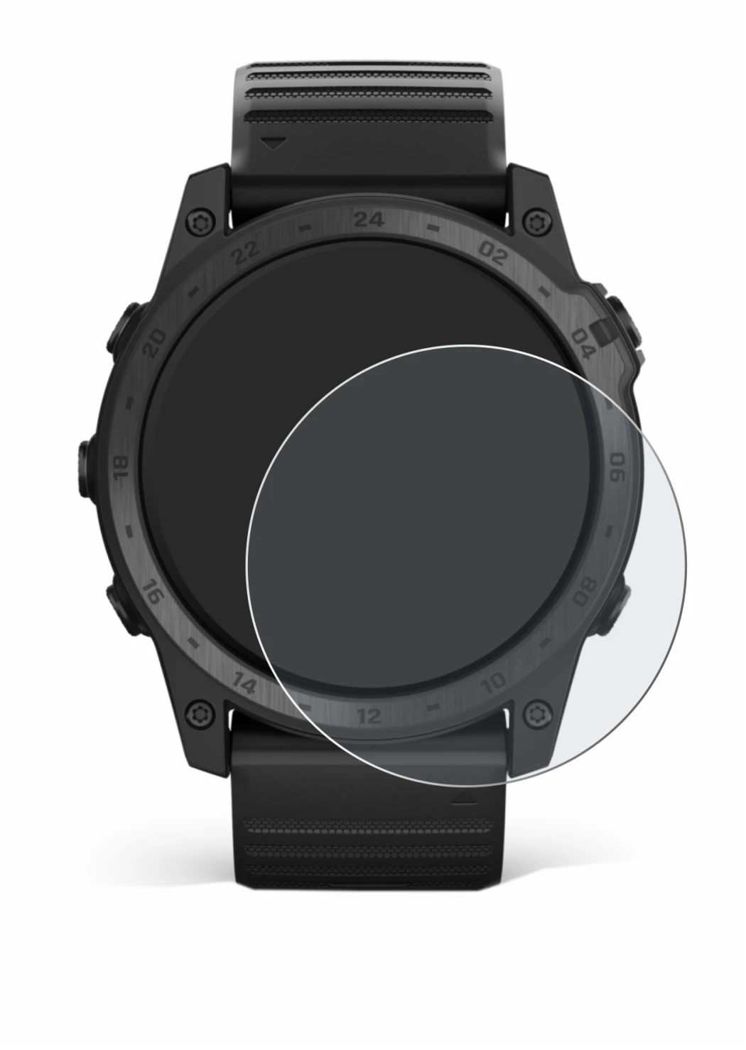 Imagen del dispositivo Garmin Tactix 7 Pro con una amplia variedad de protectores de pantalla.