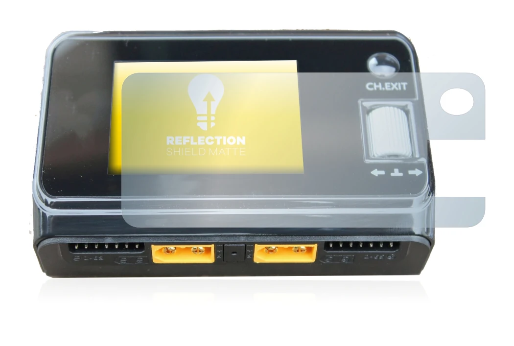 Imagen del dispositivo ToolkitRC M6D Dual Charger con una amplia variedad de protectores de pantalla.