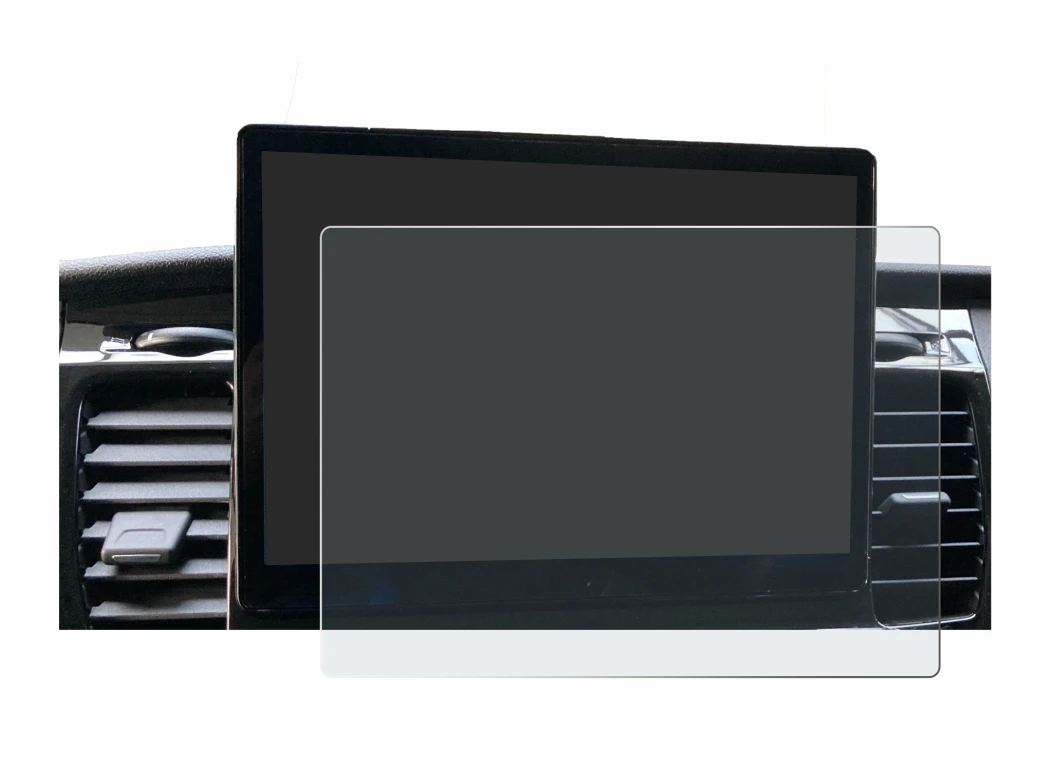 Imagen del dispositivo Ford Transit SYNC 4 con una amplia variedad de protectores de pantalla.