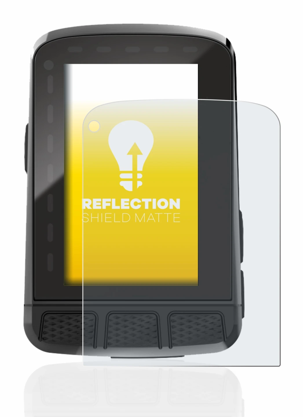 Imagen del dispositivo Wahoo Elemnt Roam 2 con una amplia variedad de protectores de pantalla.