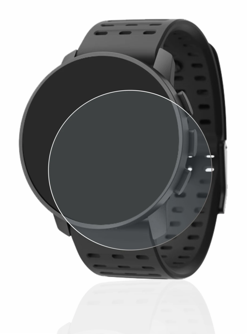Imagen del dispositivo Suunto 9 Peak Pro con una amplia variedad de protectores de pantalla.