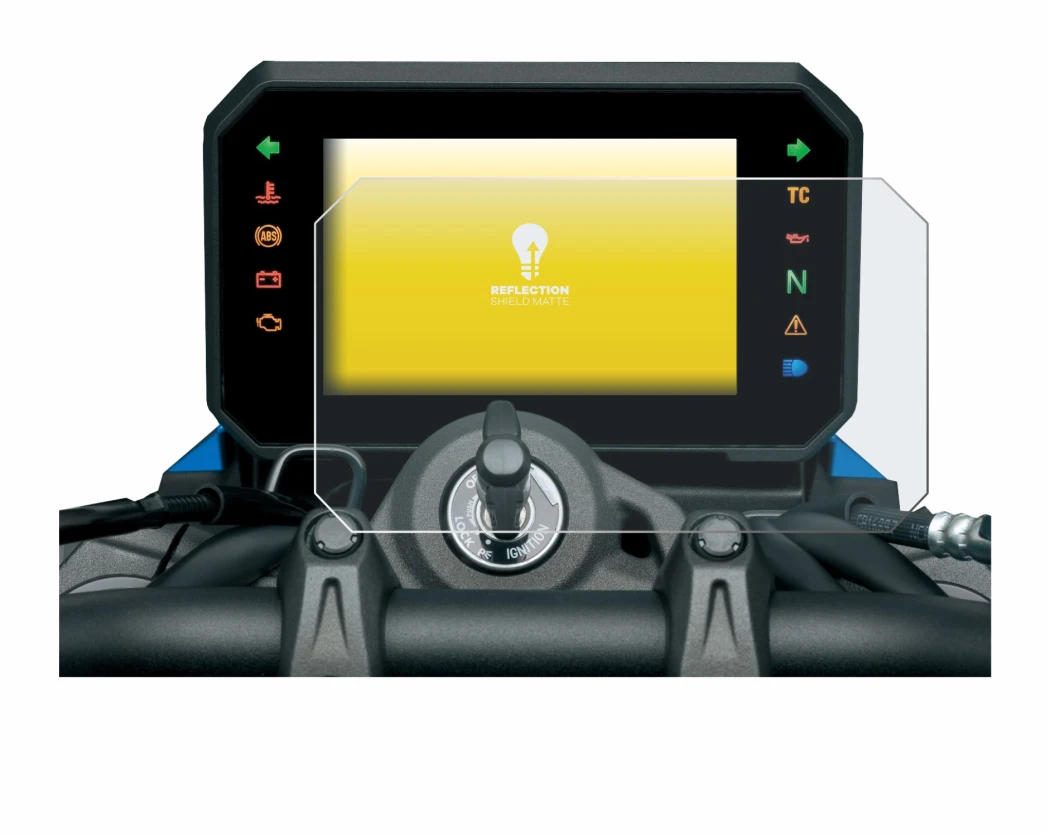 Imagen del dispositivo Suzuki GSX-8S 2023 con una amplia variedad de protectores de pantalla.