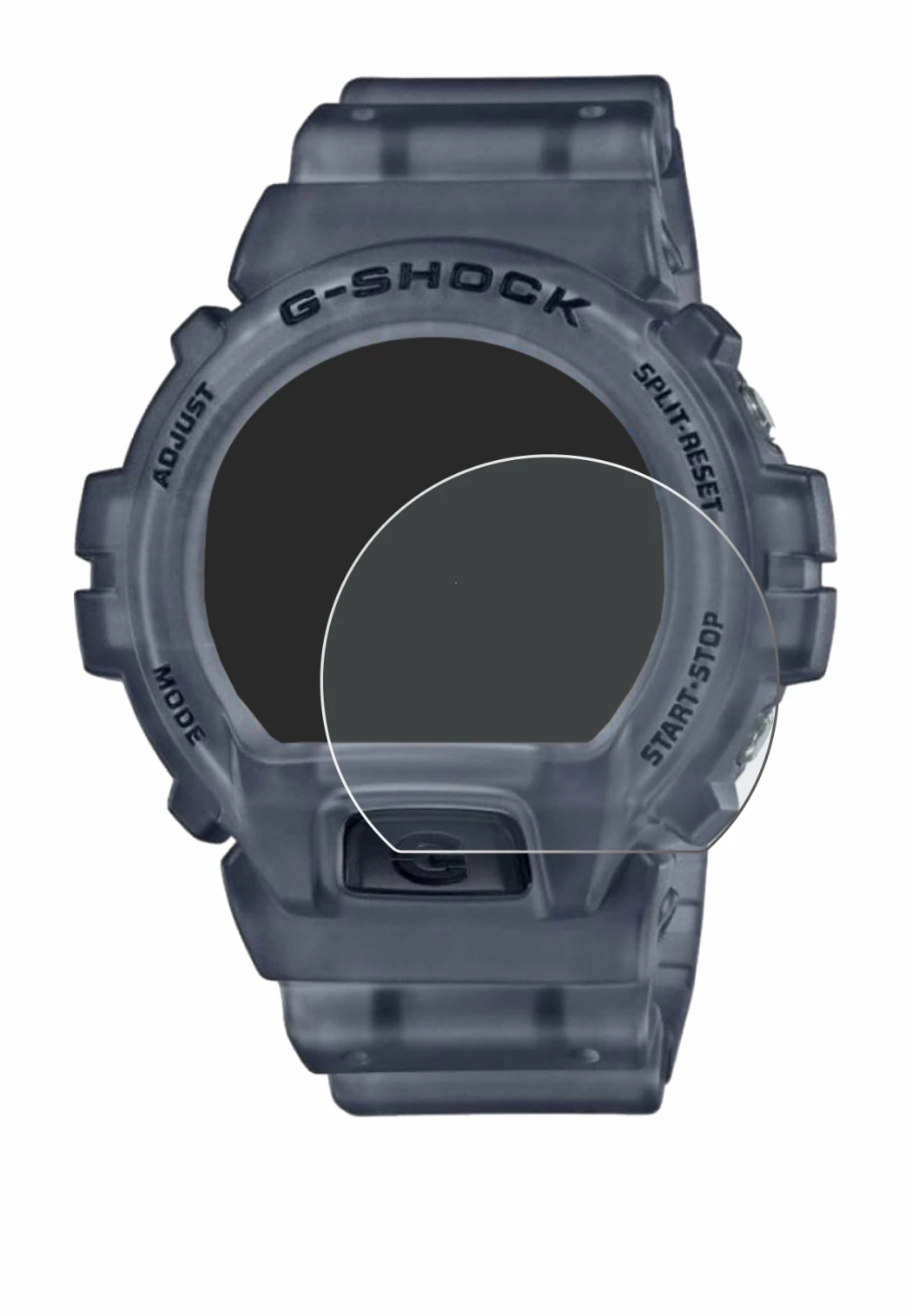 Imagen del dispositivo Casio G-Shock DW-6900 con una amplia variedad de protectores de pantalla.