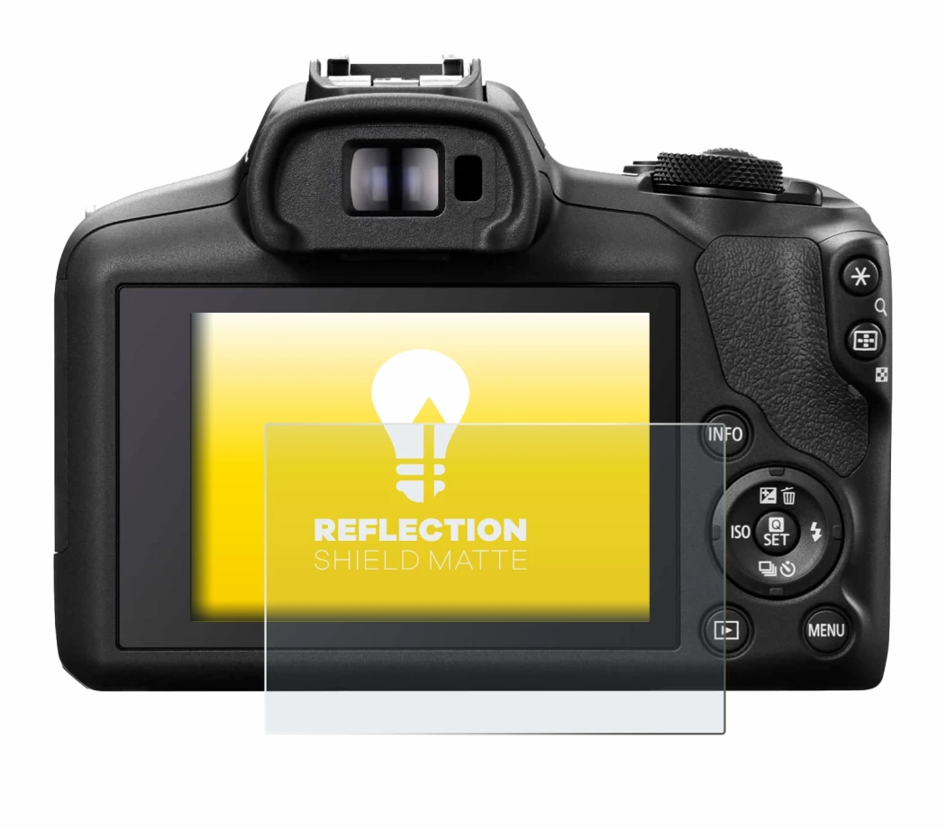 Imagen del dispositivo Canon EOS R100 con una amplia variedad de protectores de pantalla.