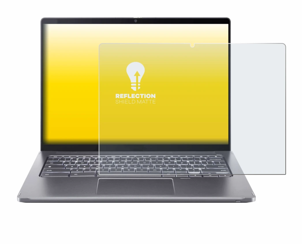 Imagen del dispositivo Acer Chromebook Spin 714 con una amplia variedad de protectores de pantalla.
