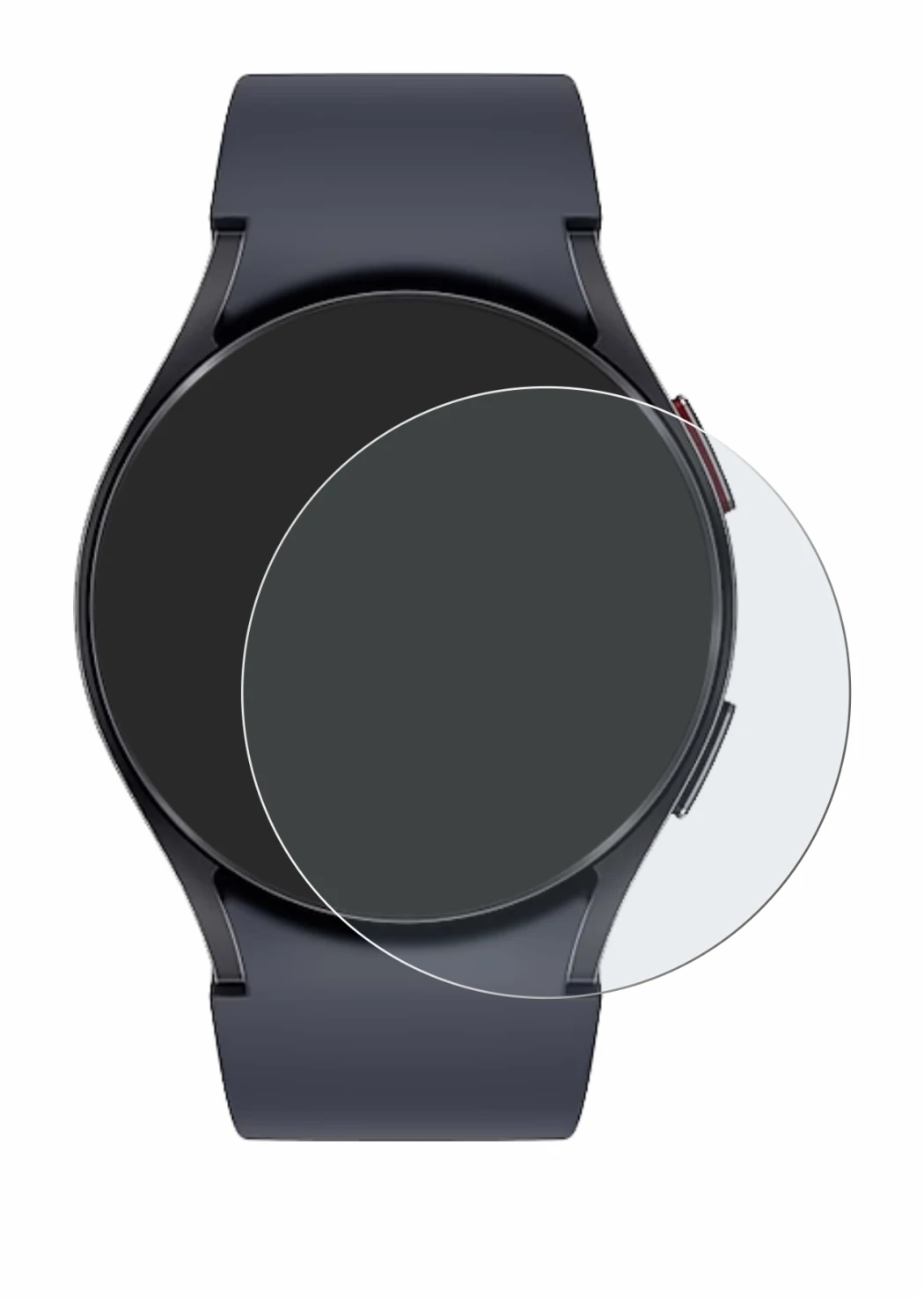 Imagen del dispositivo Samsung Galaxy Watch 6 (40 mm) con una amplia variedad de protectores de pantalla.