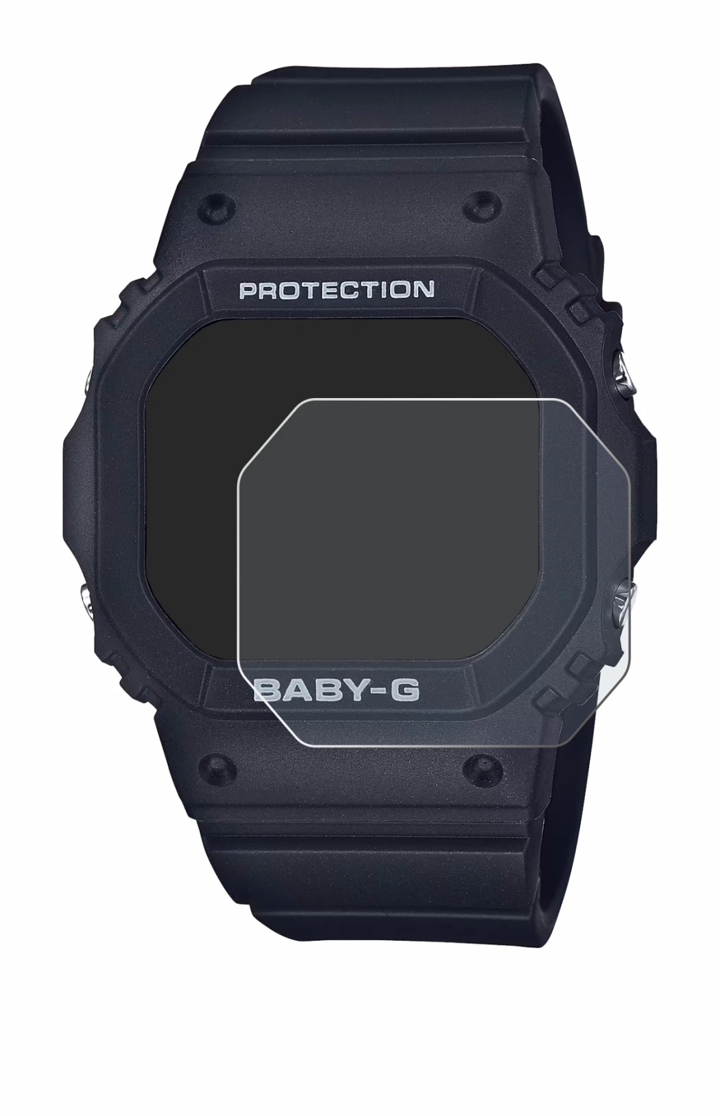 Imagen del dispositivo Casio Baby-G BGD-565 con una amplia variedad de protectores de pantalla.