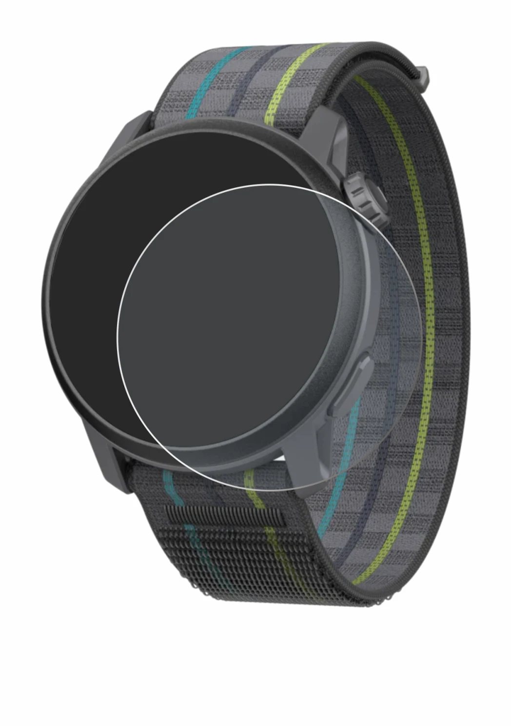Imagen del dispositivo Coros Pace 3 con una amplia variedad de protectores de pantalla.