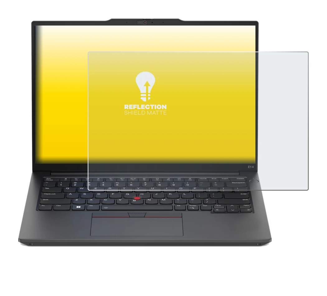 Imagen del dispositivo Lenovo ThinkPad E14 Gen 5 con una amplia variedad de protectores de pantalla.