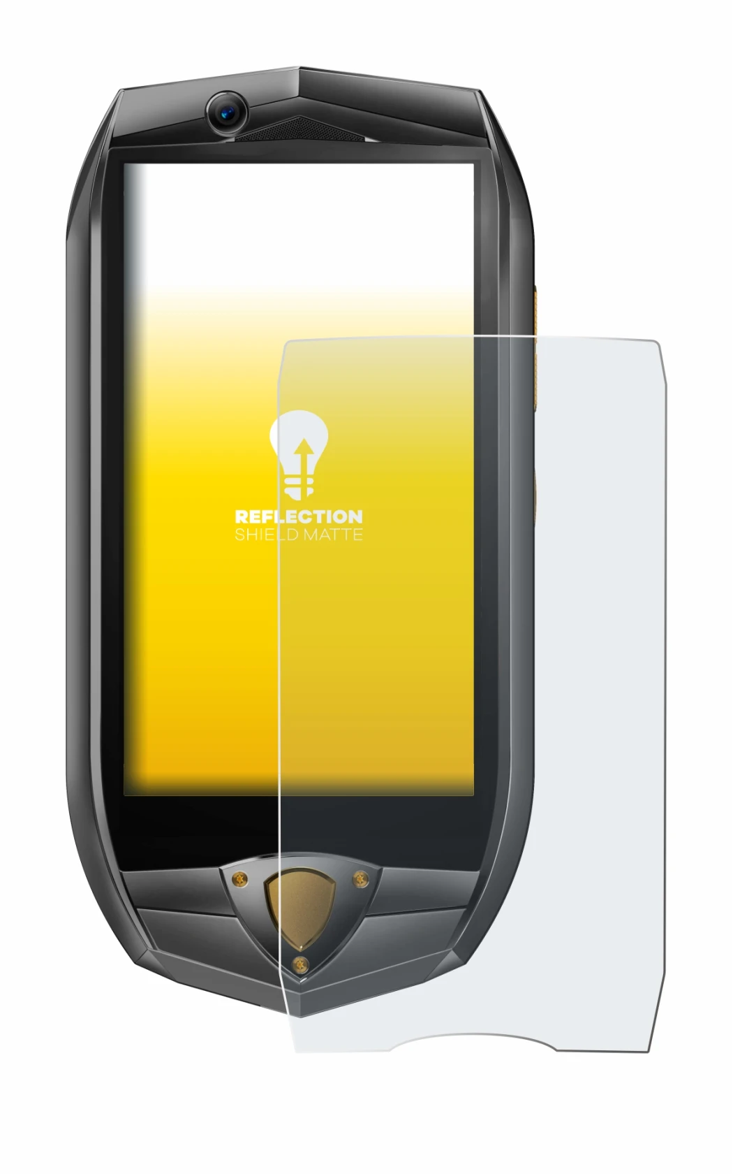 Imagen del dispositivo Oukitel K16 con una amplia variedad de protectores de pantalla.