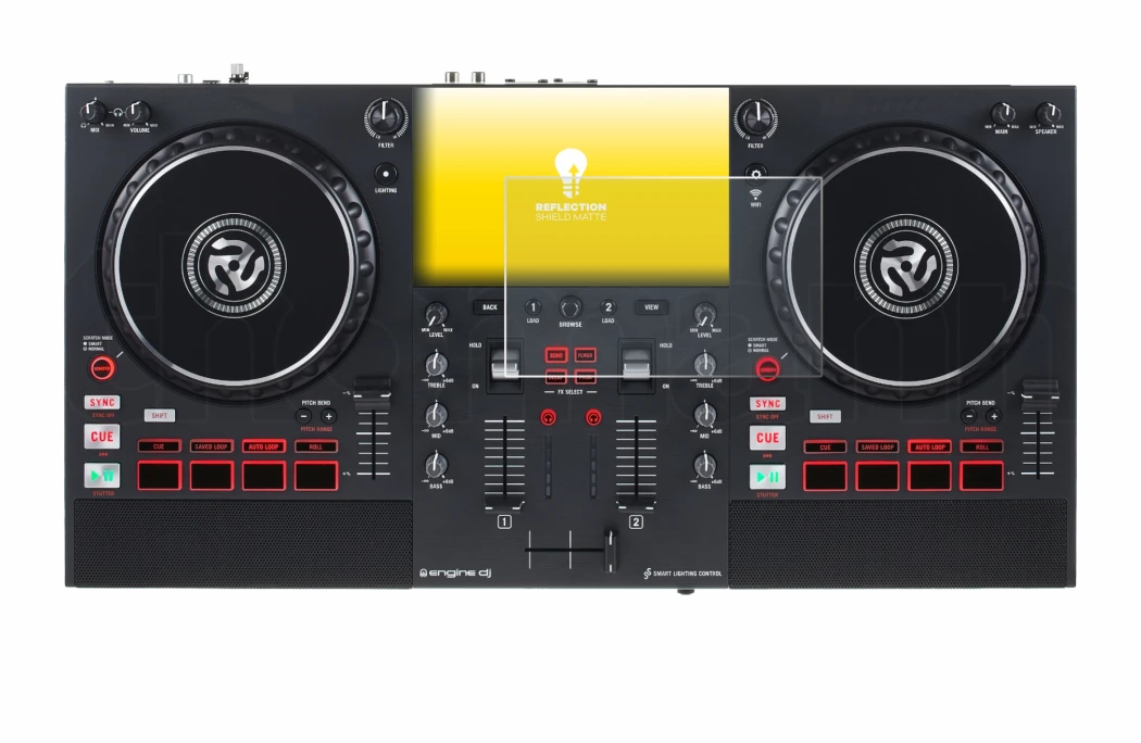 Imagen del dispositivo Numark Mixstream Pro+ con una amplia variedad de protectores de pantalla.
