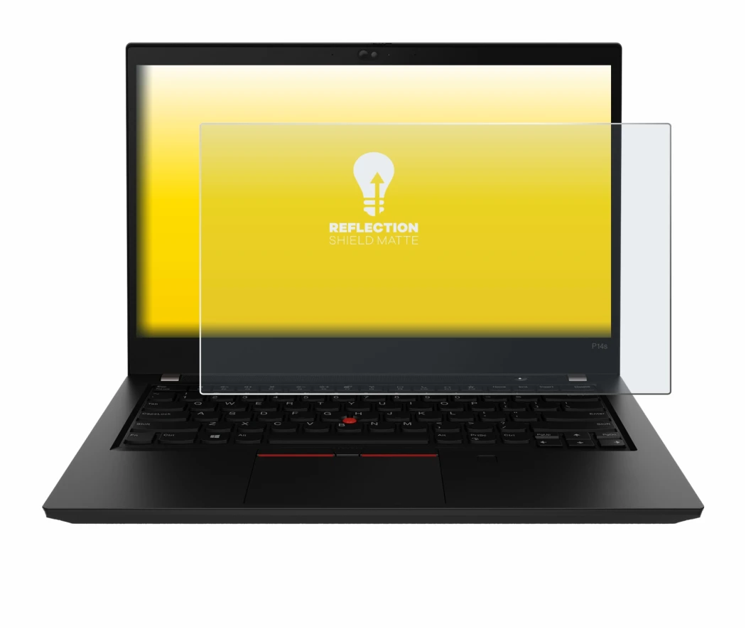 Imagen del dispositivo Lenovo ThinkPad P14s Gen 2 con una amplia variedad de protectores de pantalla.