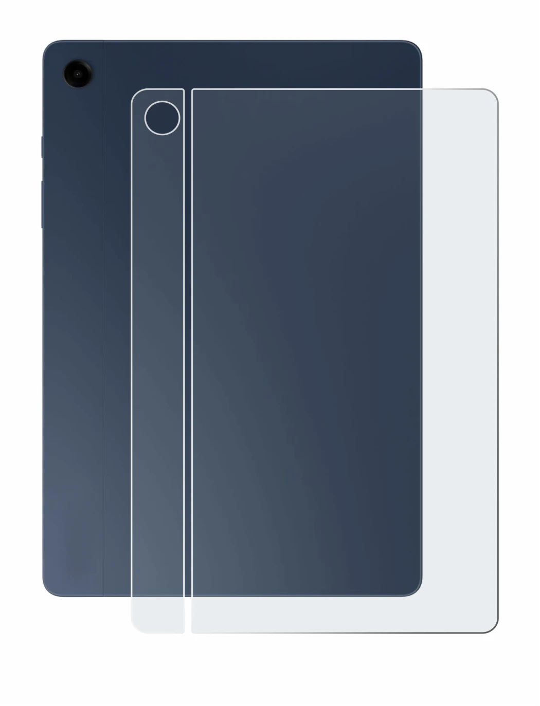 Imagen del dispositivo Samsung Galaxy Tab A9 Plus 5G (Trasero) con una amplia variedad de protectores de pantalla.