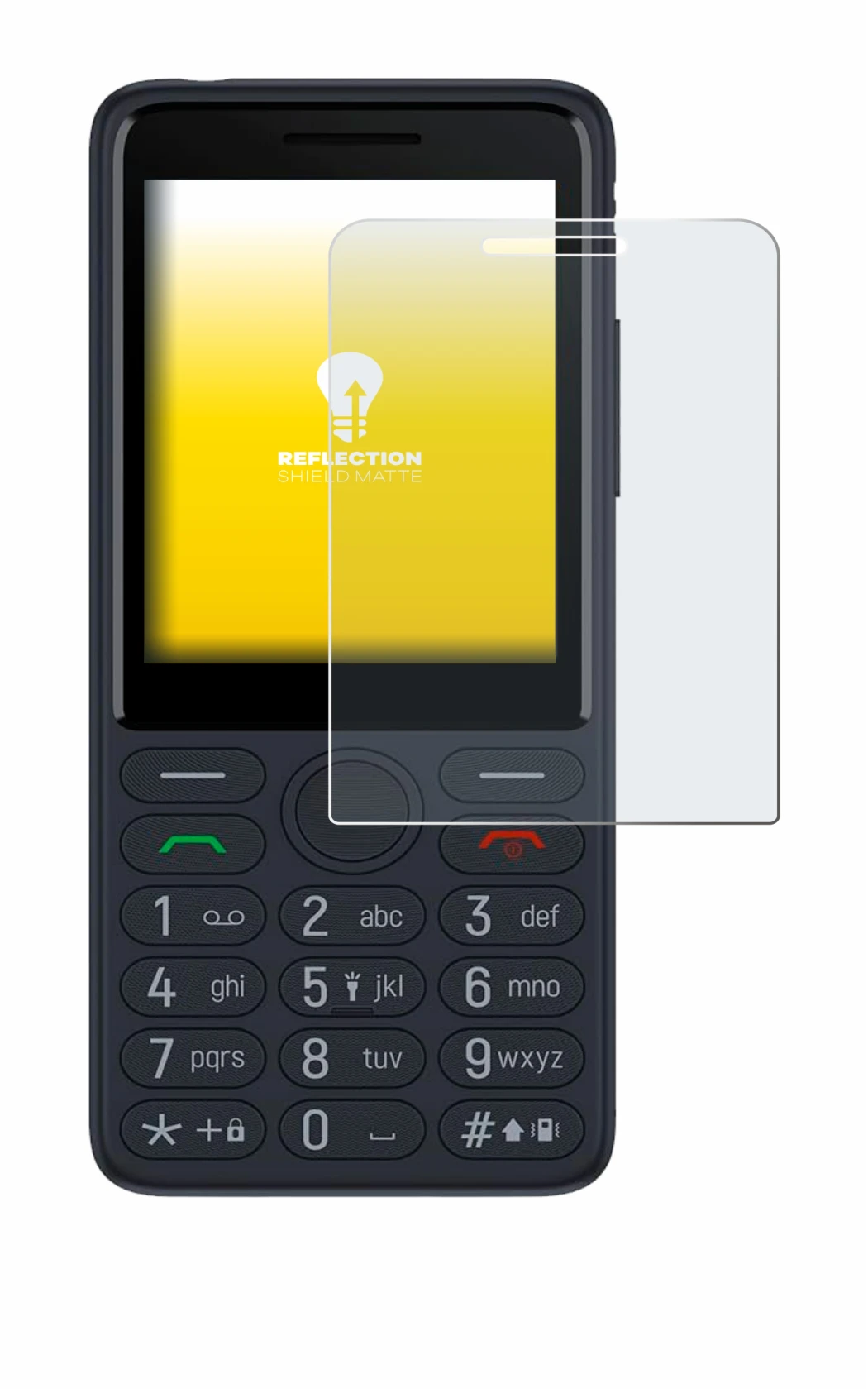 Imagen del dispositivo TCL Onetouch 4022s con una amplia variedad de protectores de pantalla.