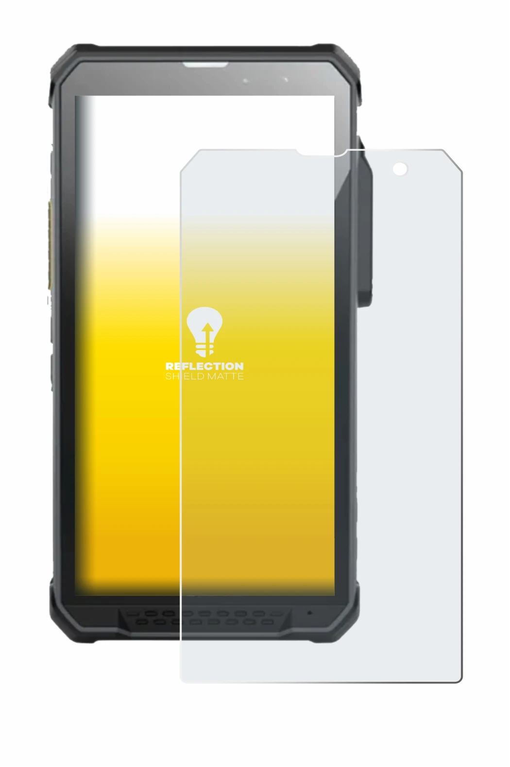 Imagen del dispositivo RugGear RG880 con una amplia variedad de protectores de pantalla.