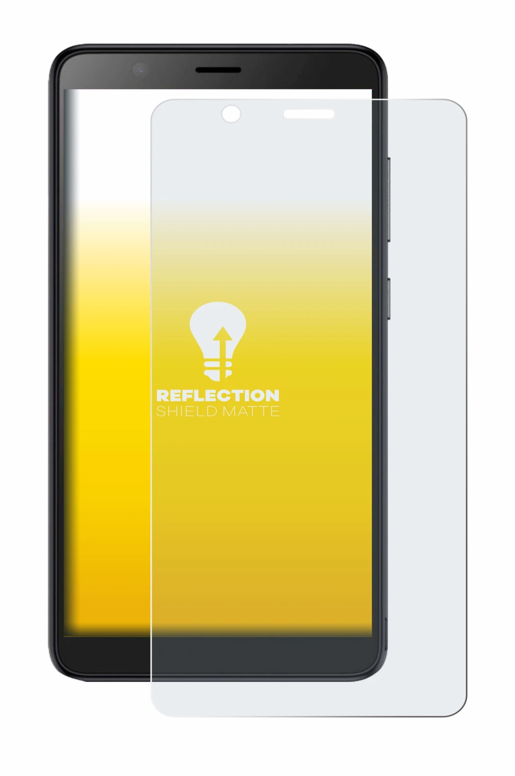 Imagen del dispositivo ZTE Blade A32 con una amplia variedad de protectores de pantalla.