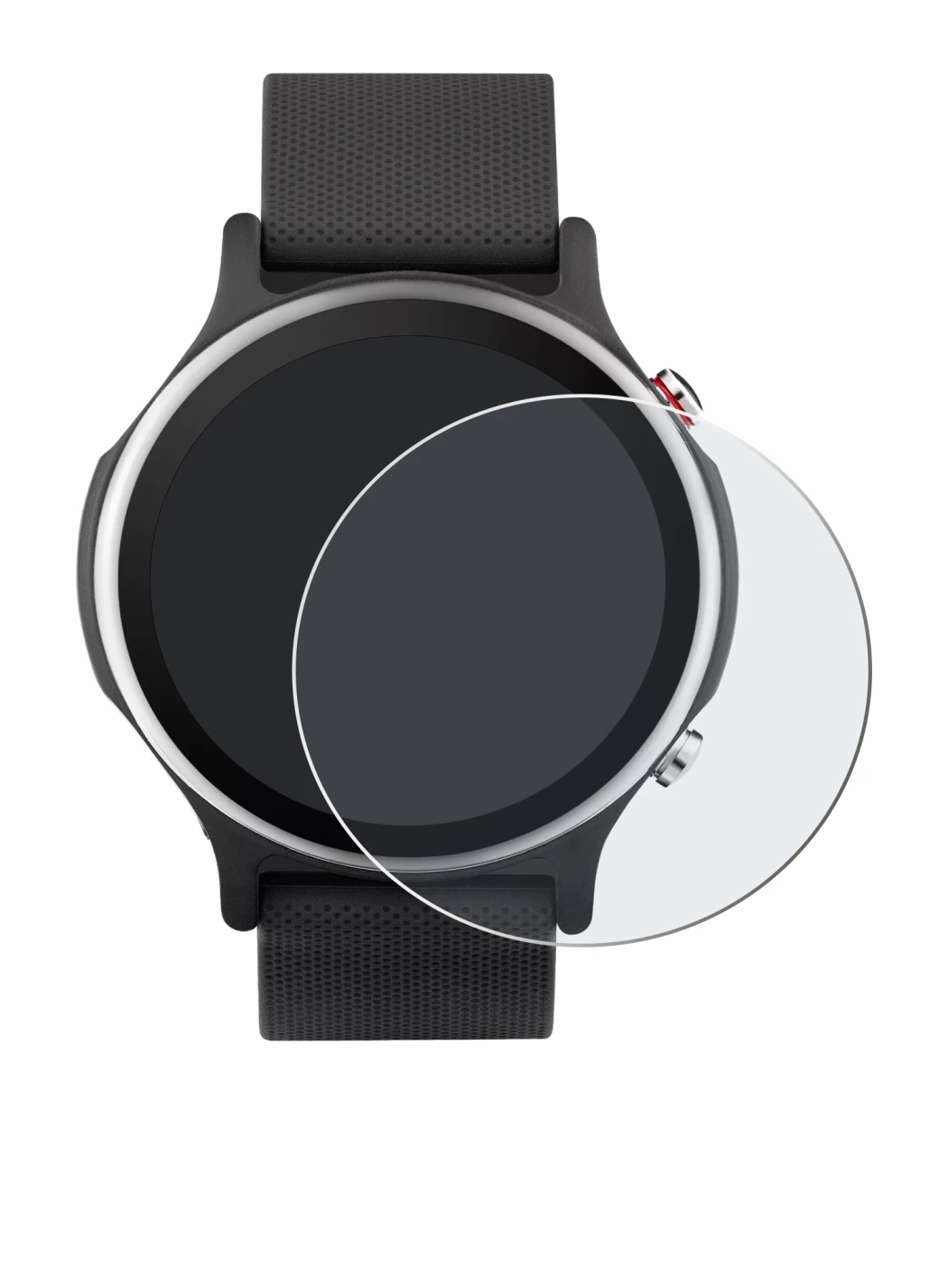Imagen del dispositivo ASUS VivoWatch 6 con una amplia variedad de protectores de pantalla.