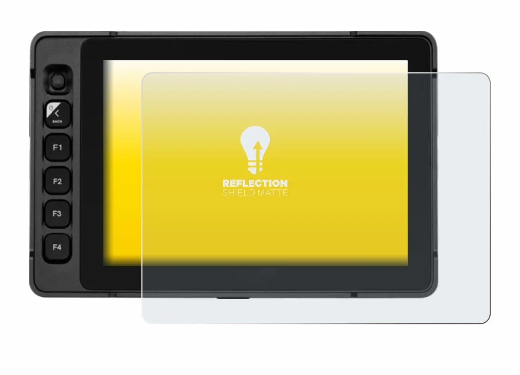 Imagen del dispositivo SmallHD Ultra 7 con una amplia variedad de protectores de pantalla.
