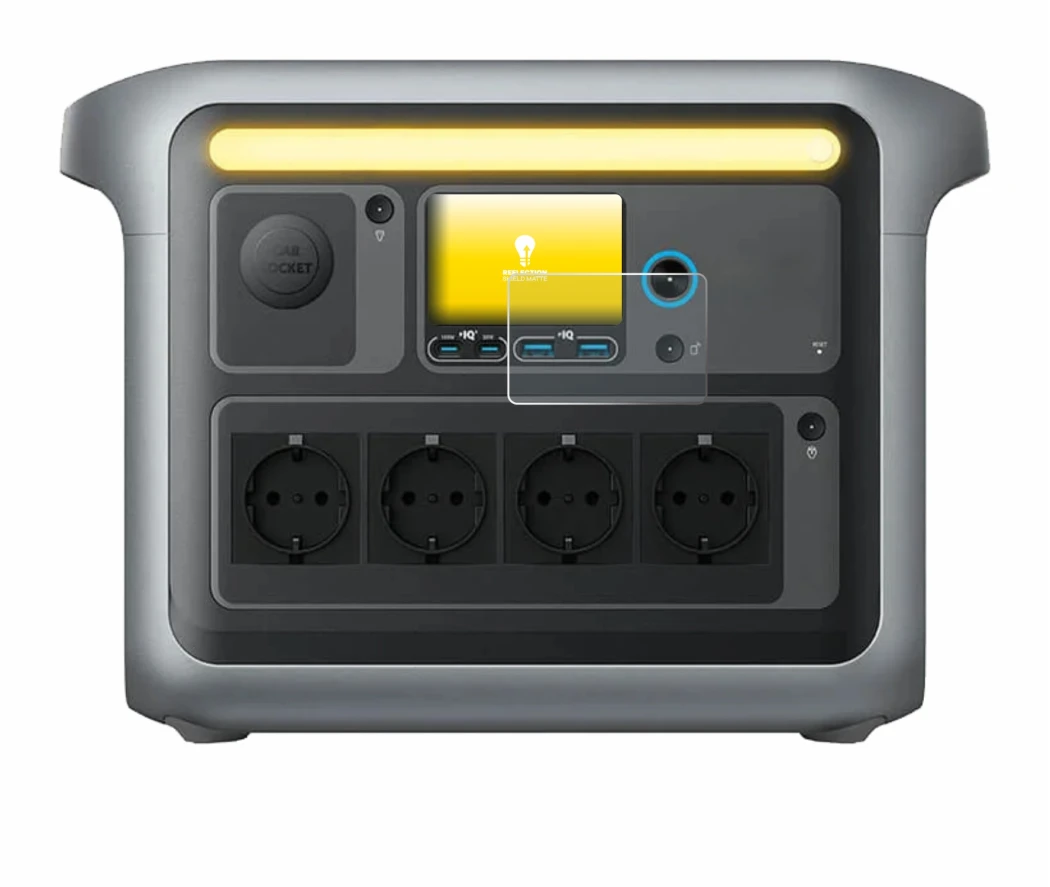 Imagen del dispositivo Anker SOLIX C1000X con una amplia variedad de protectores de pantalla.