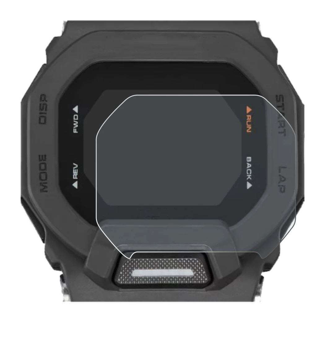 Imagen del dispositivo Casio G-Shock GBD-200 con una amplia variedad de protectores de pantalla.