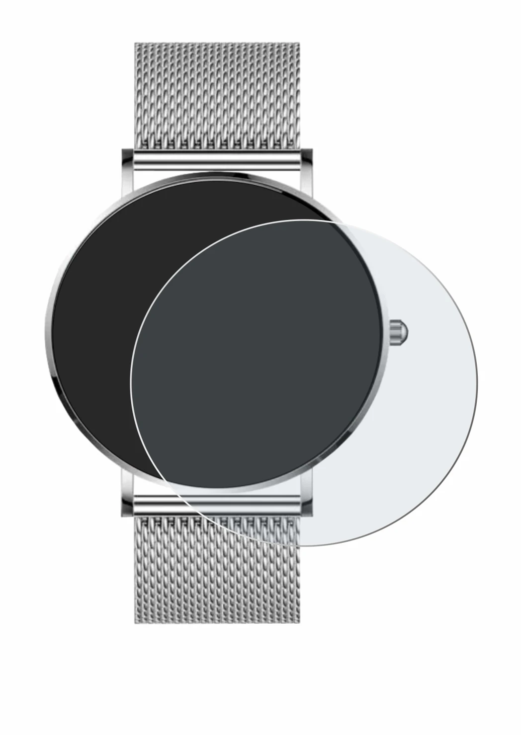 Imagen del dispositivo Watcho Ultra Pro con una amplia variedad de protectores de pantalla.