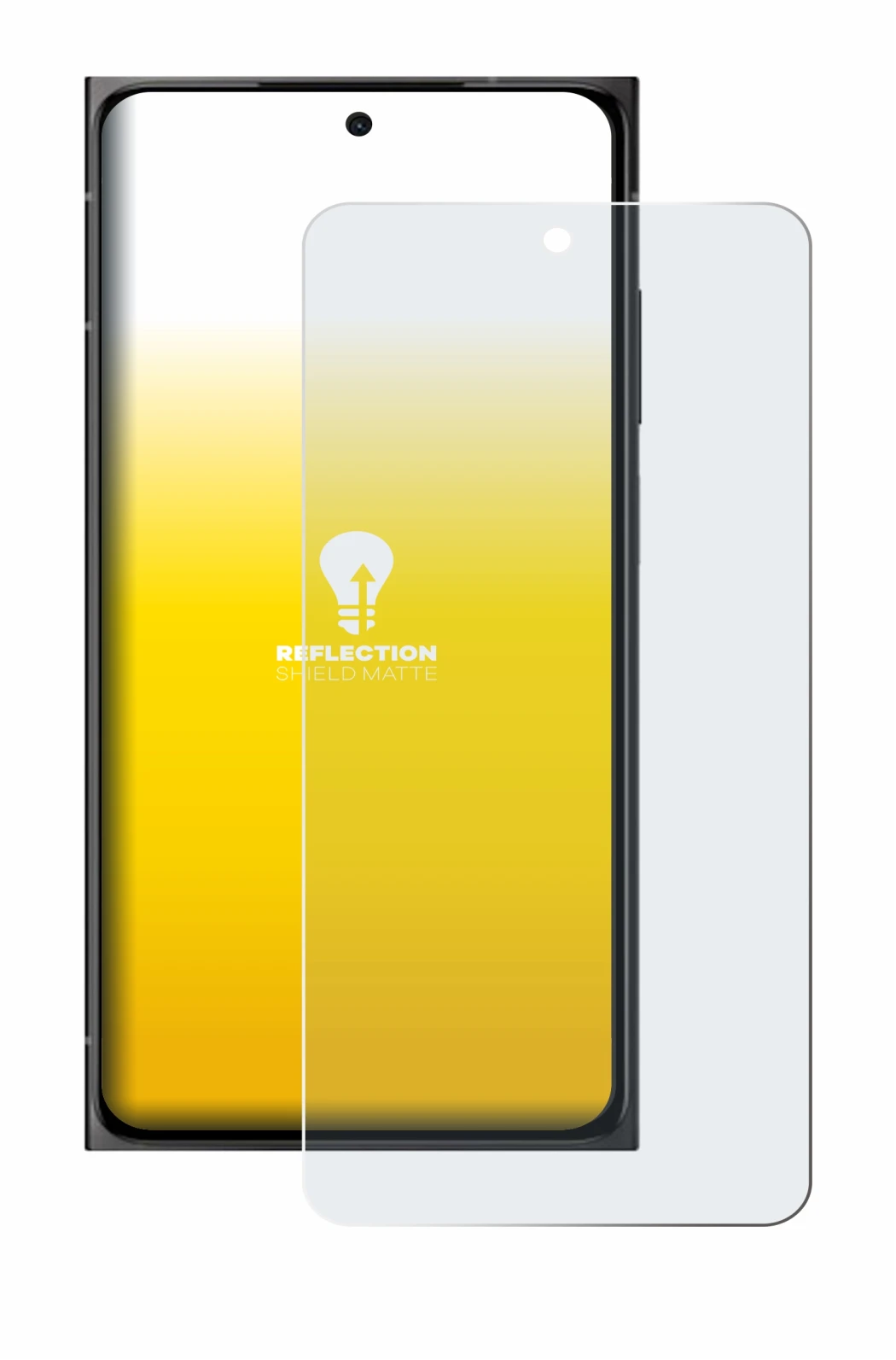 Imagen del dispositivo HMD Skyline con una amplia variedad de protectores de pantalla.