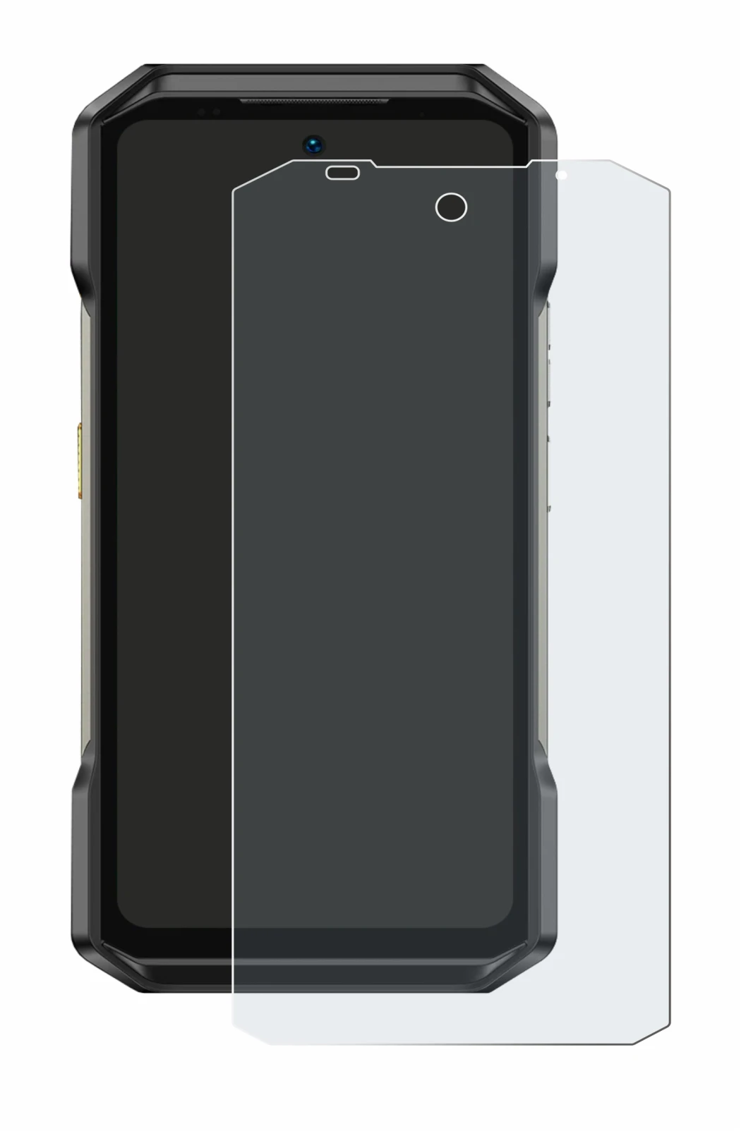 Imagen del dispositivo Ulefone Armor 27T Pro con una amplia variedad de protectores de pantalla.