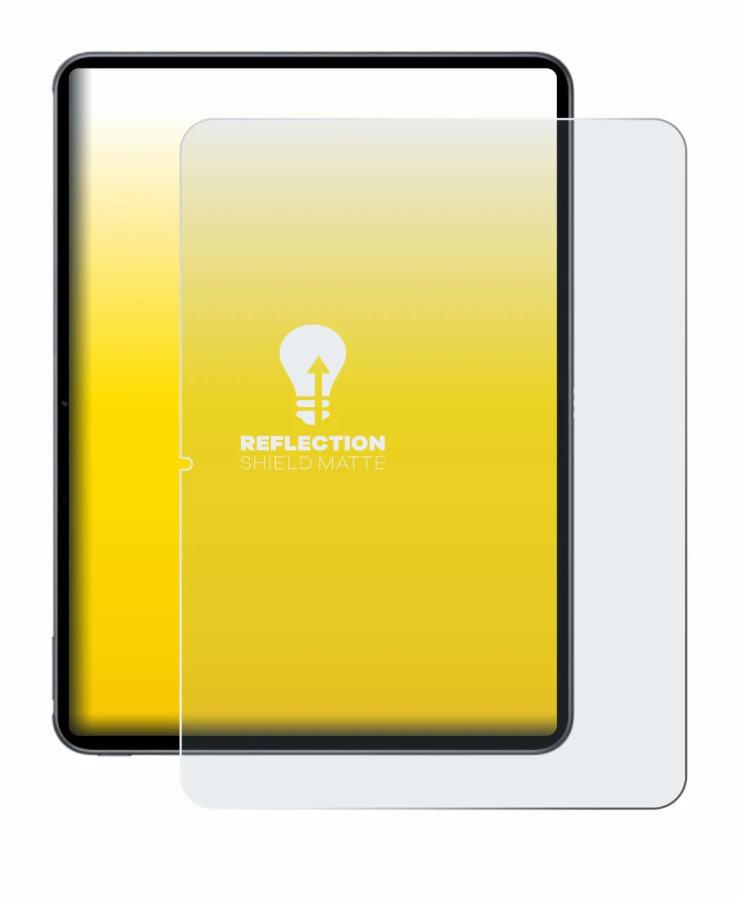 Imagen del dispositivo OnePlus Pad 2 (retrato) con una amplia variedad de protectores de pantalla.