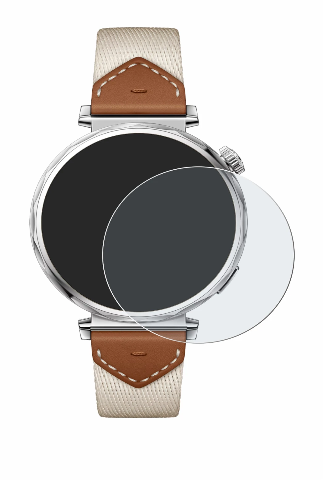 Imagen del dispositivo Huawei Watch GT 5 (41 mm) con una amplia variedad de protectores de pantalla.