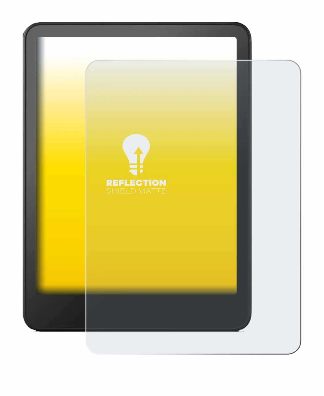 Imagen del dispositivo Amazon Kindle Colorsoft Signature Edition con una amplia variedad de protectores de pantalla.
