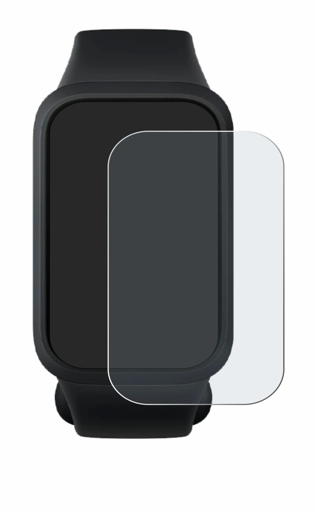 Imagen del dispositivo Xiaomi Smart Band 9 Active con una amplia variedad de protectores de pantalla.