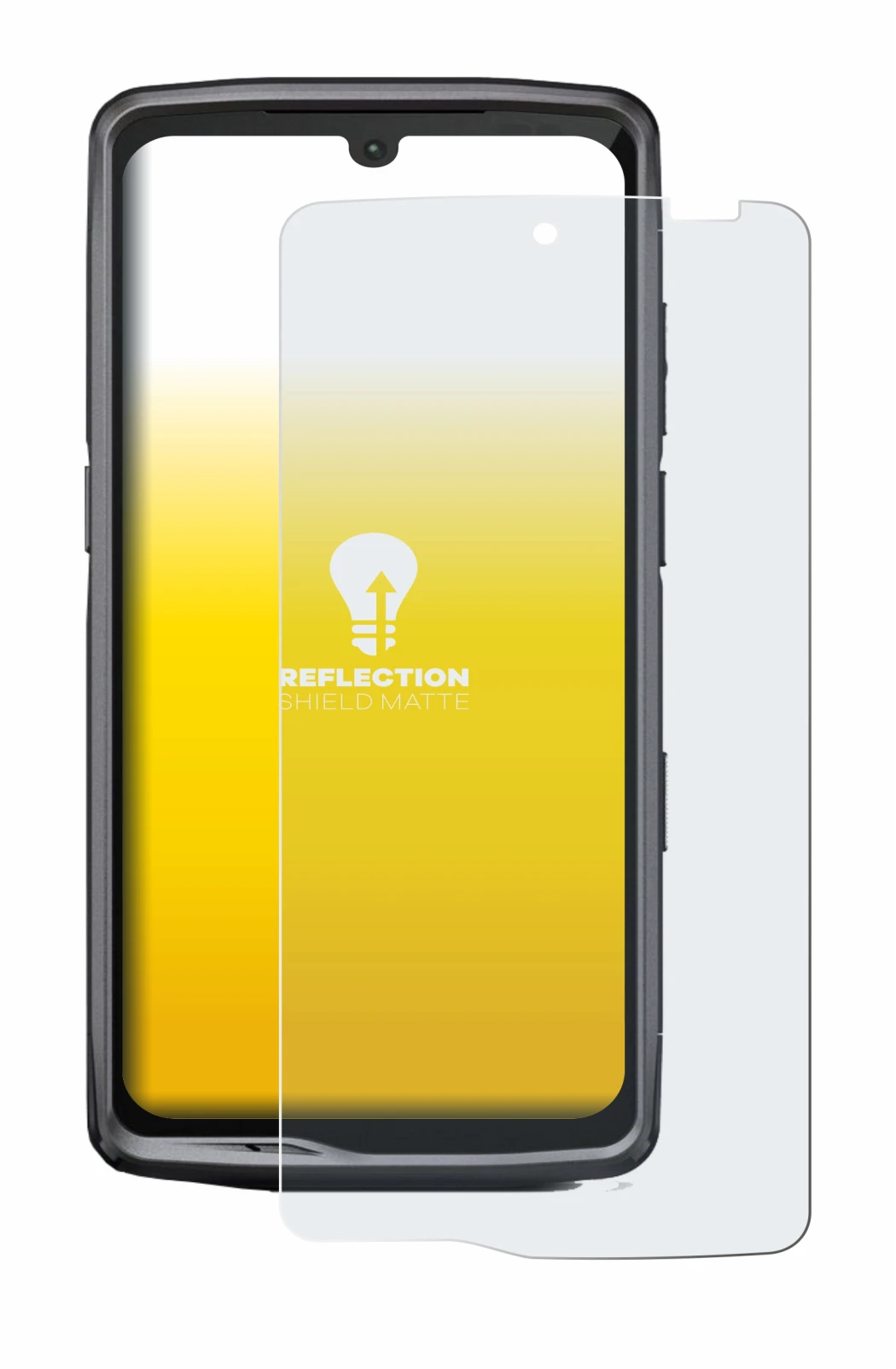 Imagen del dispositivo Crosscall Stellar M6E con una amplia variedad de protectores de pantalla.