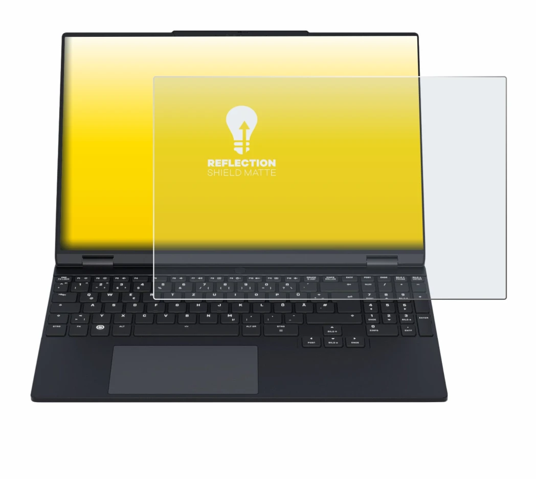Imagen del dispositivo Tuxedo InfinityBook Pro 15 Gen 9 con una amplia variedad de protectores de pantalla.