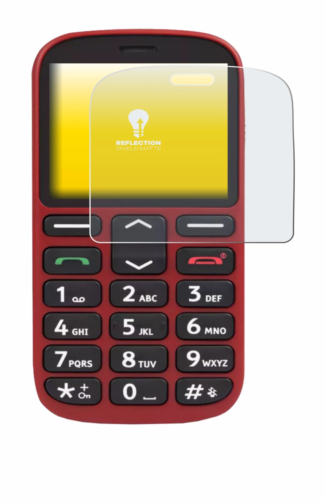 Imagen del dispositivo Doro 1360 con una amplia variedad de protectores de pantalla.