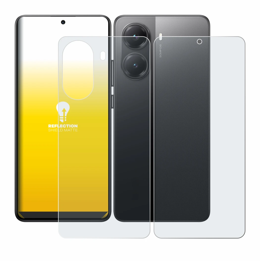 Imagen del dispositivo Xiaomi Poco X7 Pro (Frontal+Trasero) con una amplia variedad de protectores de pantalla.