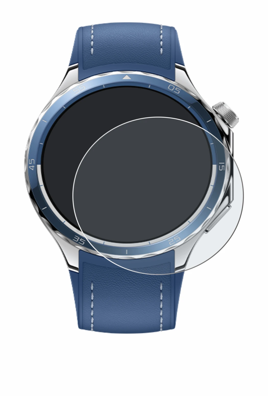 Imagen del dispositivo Oppo Watch X2 con una amplia variedad de protectores de pantalla.