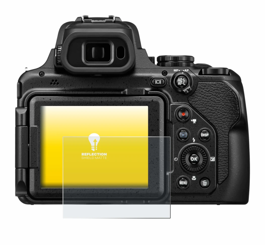 Imagen del dispositivo Nikon Coolpix P1100 con una amplia variedad de protectores de pantalla.