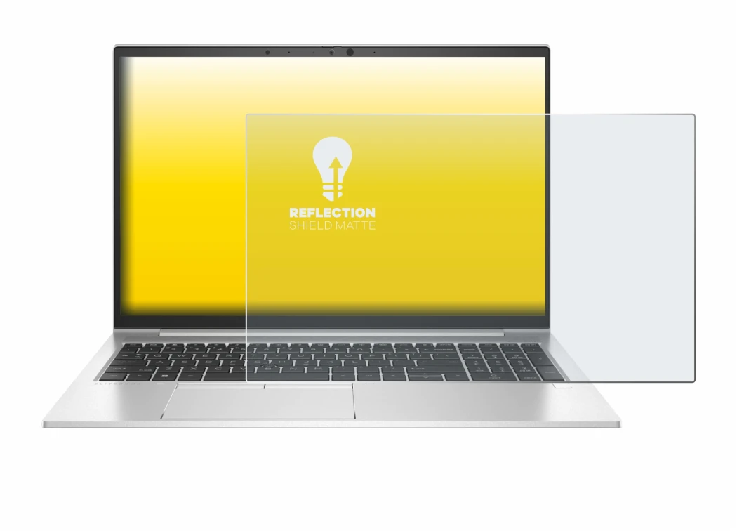 Imagen del dispositivo HP EliteBook 855 G8 con una amplia variedad de protectores de pantalla.