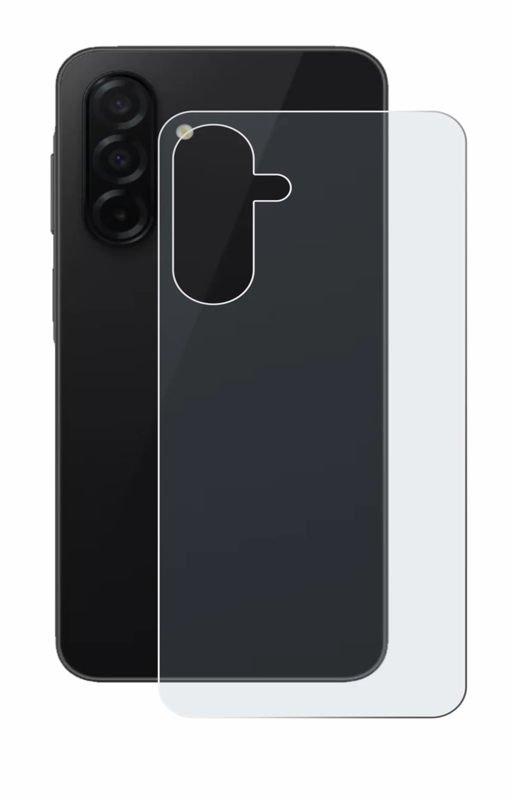 Imagen del dispositivo Samsung Galaxy A26 5G Enterprise Edition (Trasero) con una amplia variedad de protectores de pantalla.