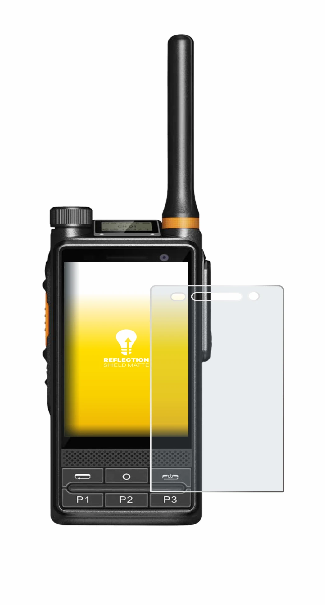 Imagen del dispositivo Hytera PDC680 con una amplia variedad de protectores de pantalla.