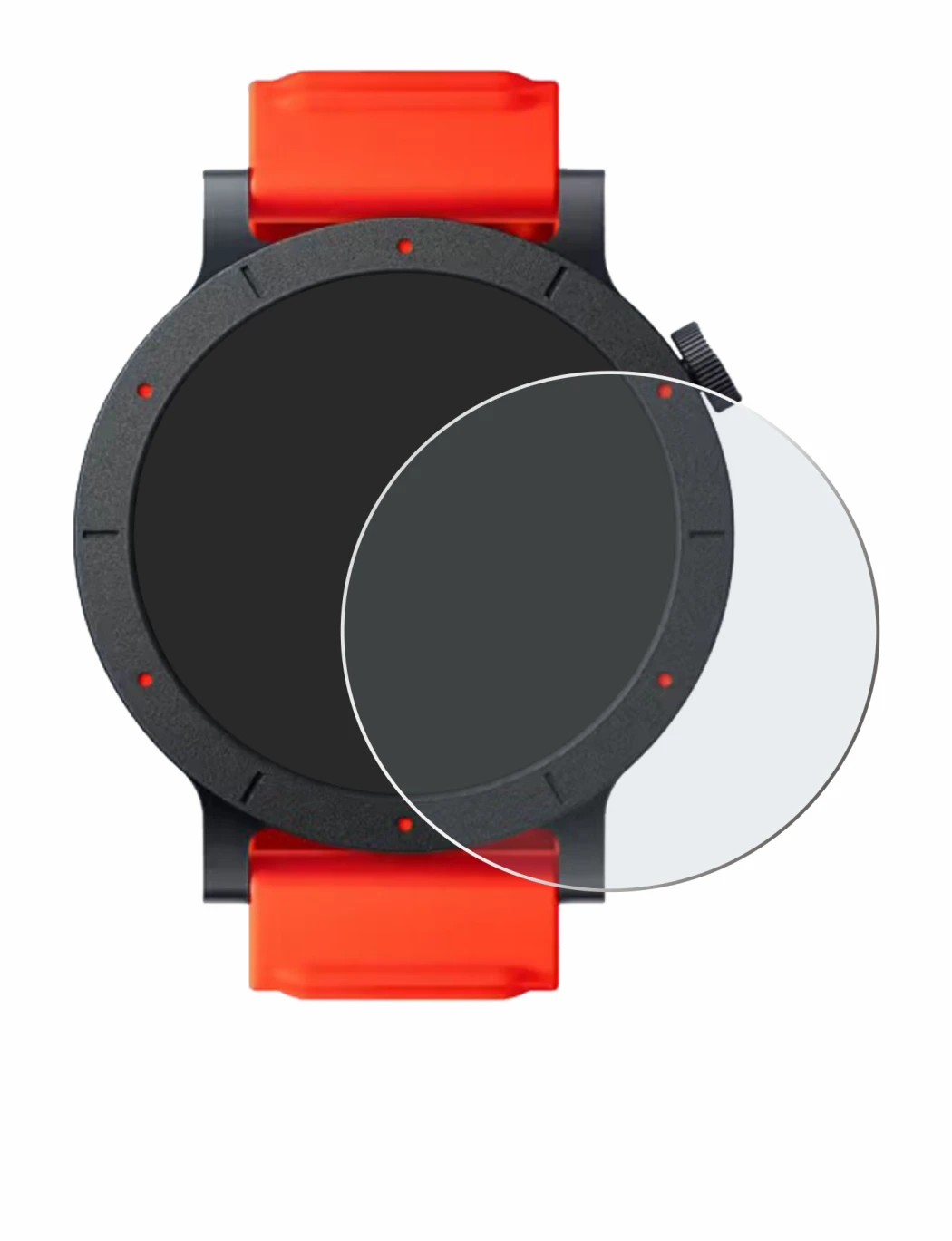 Imagen del dispositivo Nothing CMF Watch 3 Pro con una amplia variedad de protectores de pantalla.
