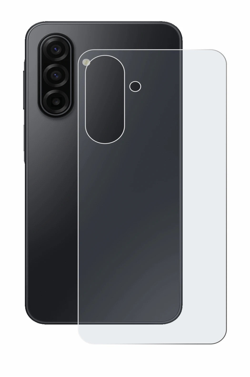 Imagen del dispositivo Samsung Galaxy A17 5G (Trasero) con una amplia variedad de protectores de pantalla.