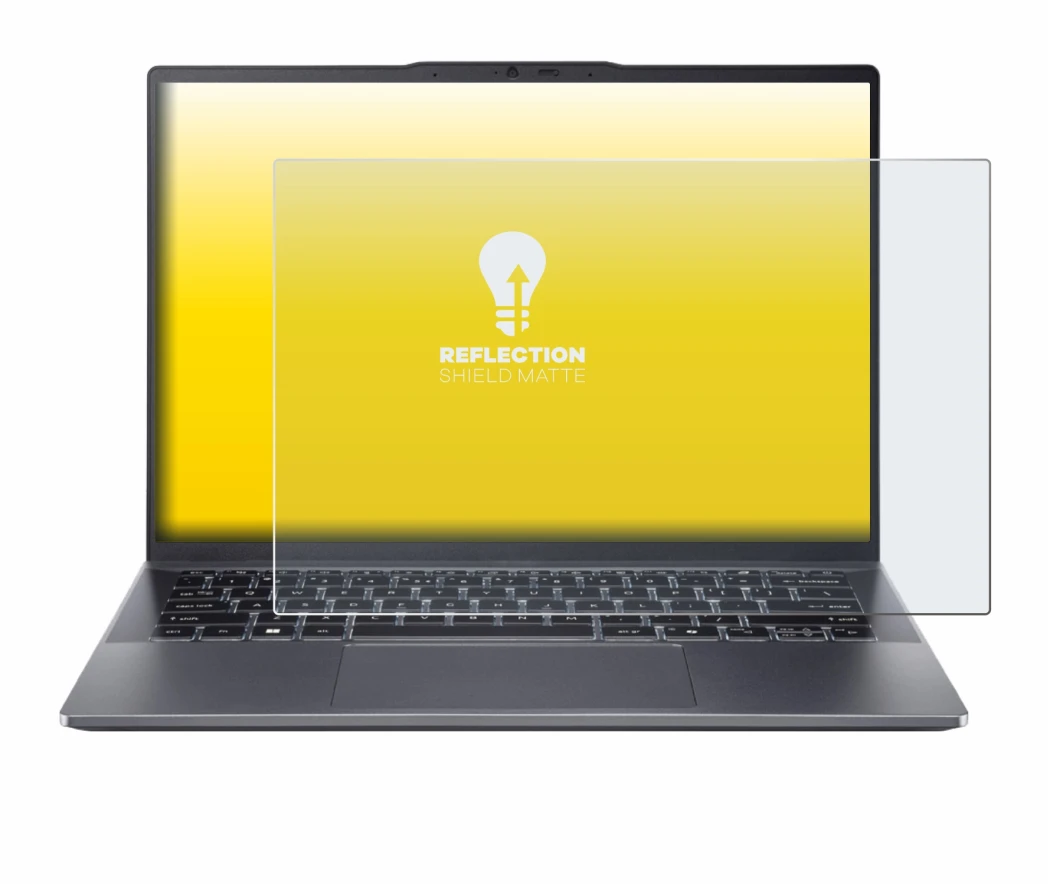 Imagen del dispositivo Acer Swift Go 14 OLED con una amplia variedad de protectores de pantalla.