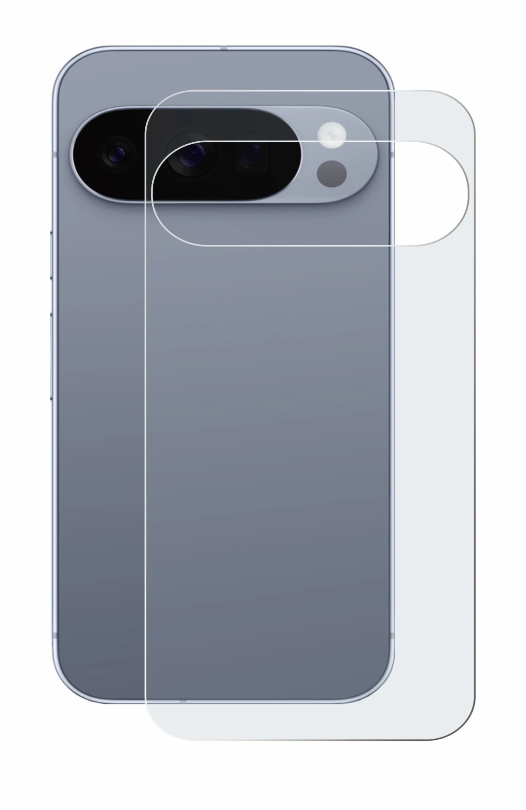 Imagen del dispositivo Google Pixel 10 Pro (Trasero) con una amplia variedad de protectores de pantalla.