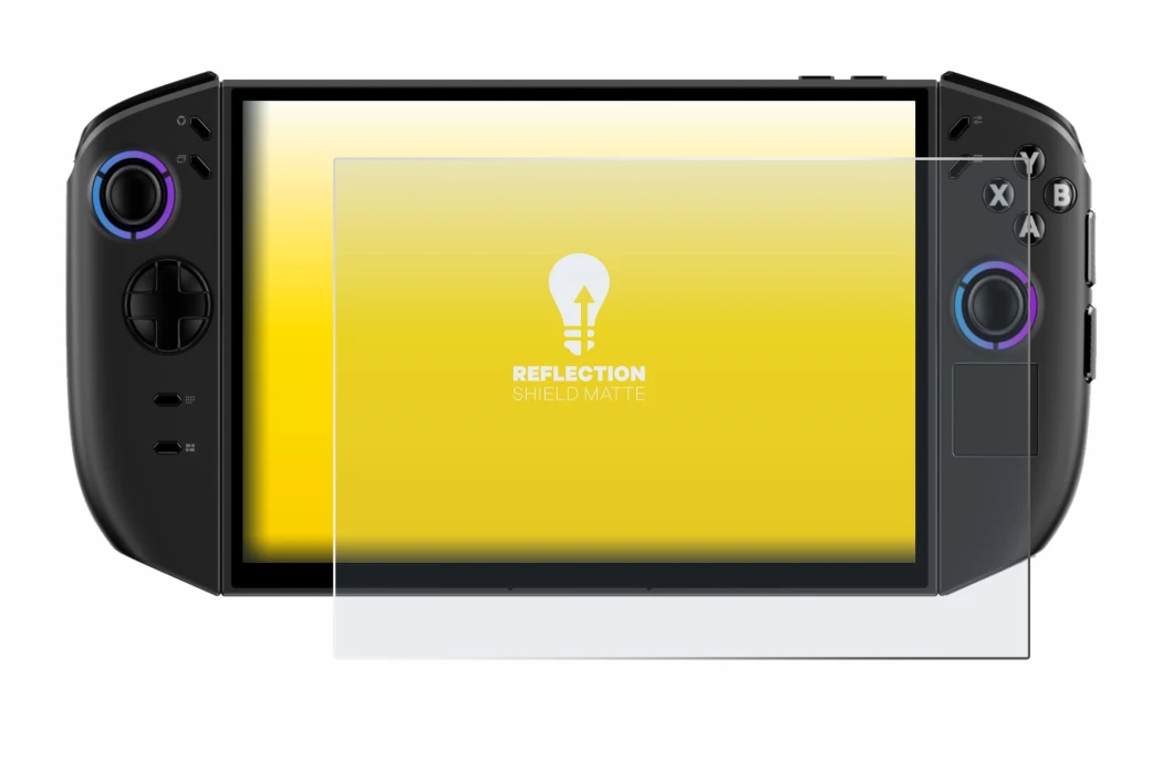 Imagen del dispositivo Lenovo Legion Go Gen 2 con una amplia variedad de protectores de pantalla.